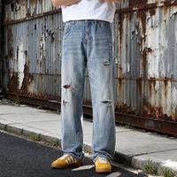 Dickies 男式牛仔裤破洞设计高街时尚舒适直筒裤子男