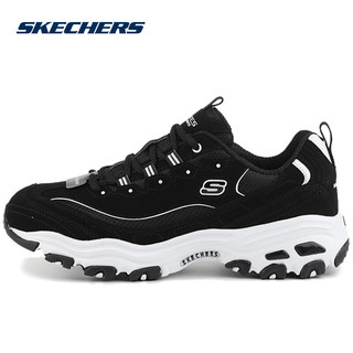 斯凯奇（Skechers）男鞋D'LITES系列时尚绑带运动鞋52675 52675/BLK 44