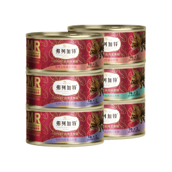 弗列加特 98%高含肉量 FPMR生骨肉主食罐湿粮 成幼猫罐头 混合口味95g*48罐