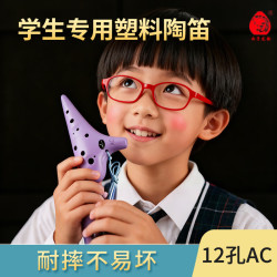 西子龙韵 中小学生专用树脂陶笛 6孔AC 樱花粉
