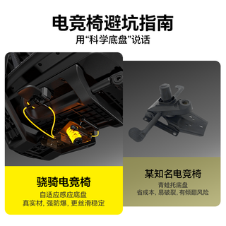 骁骑 X5pro电竞椅 人体工学 灰骑士
