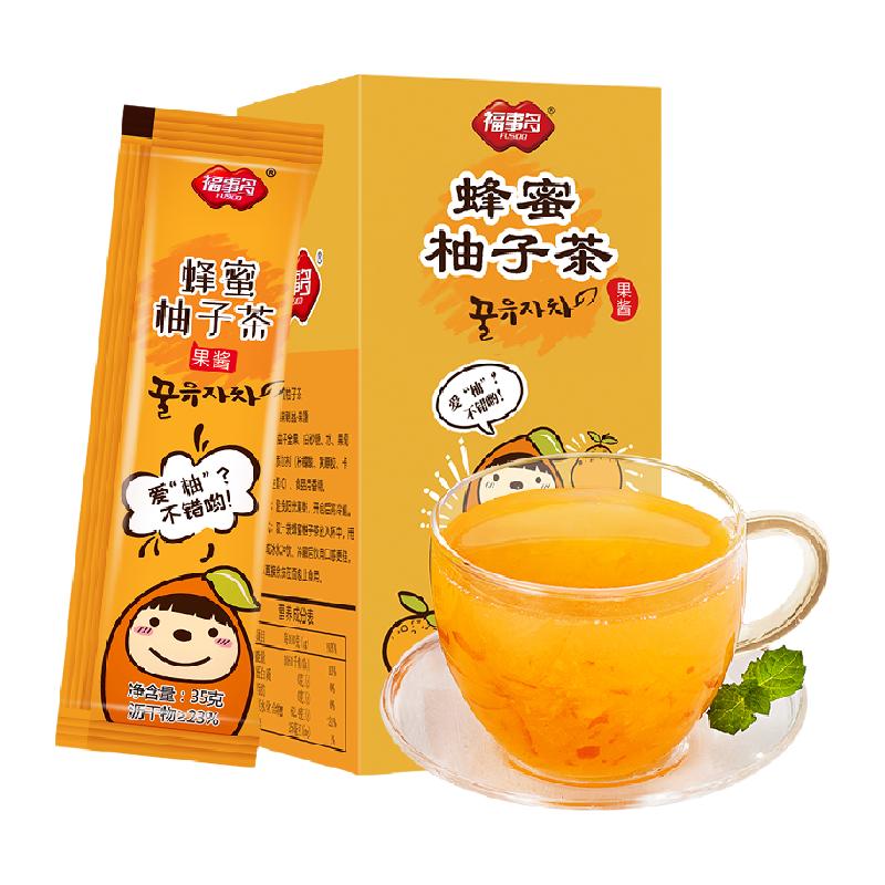 福事多 蜂蜜柚子茶 420g 果茶饮料