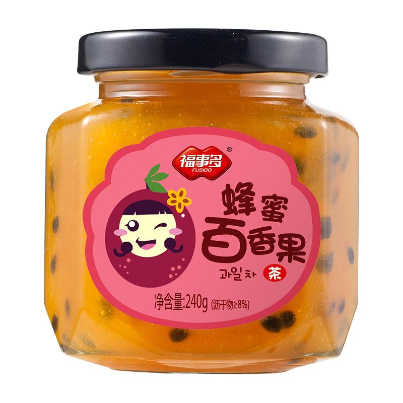 福事多 蜂蜜百香果柚子茶 240g
