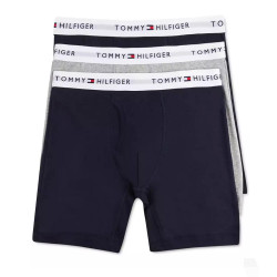 TOMMY HILFIGER 男士平角内裤 3件装 多色可选
