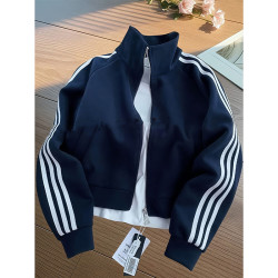 cleanfit 男款春季立领棒球服运动夹克