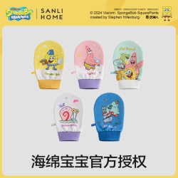 SANLI 海绵宝宝搓澡巾 搓泥神器 男女搓背洗澡巾