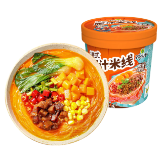 稻花香 肥汁米线 酸辣味 126g 桶装