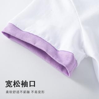 回力 童装女大童夏装撞色短袖T恤山本裤两件套