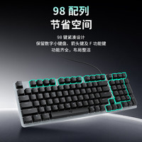 罗技 K828 线性晶石轴 黑色 98配列 机械键盘