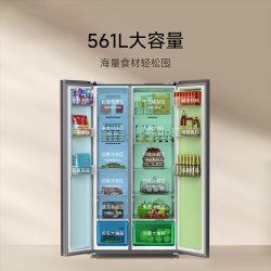 米家 小米冰箱561升双开门家用大容量变频风冷无霜节能一级能效京东自营BCD-561WKMP