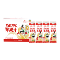 1号会员店 100%NFC苹果汁 1L*4