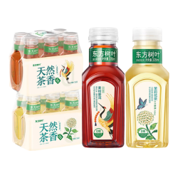 农夫山泉 东方树叶 无糖茶饮品 茉莉花茶+青柑普洱 335ml*6瓶*2组