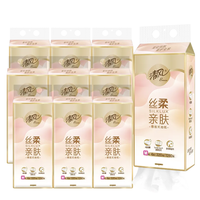 Breeze 清风 丝柔亲肤系列 悬挂式抽纸 4层*320抽*10提(170*154mm)