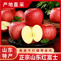 薏品甄鲜 半小时 正宗山东红富士苹果 净重 4.5斤