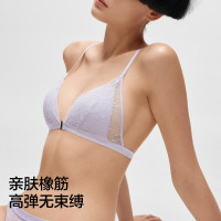 蕉内 舒服蕾 303A 蕾丝前扣性感薄款文胸