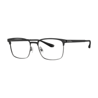 暴龙 BA7027 钛金属眉架 方形近视眼镜框 B15