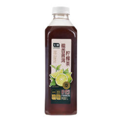 七鲜 糯香普洱柠檬茶1L*6 箱装大瓶果汁茶饮料