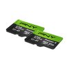 PNY 100MB/s读取 U3 V30 microSD存储卡 128GB 2张装