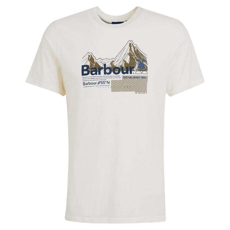 Barbour 巴伯尔 Sancton男士Logo短袖T恤