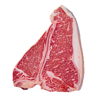 行梦牧场 谷饲原切T骨西冷牛排 1kg