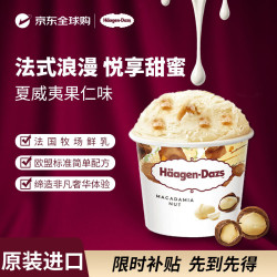 哈根达斯 夏威夷果仁味冰淇淋 100ml