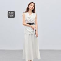IEF爱依服 2026夏荡领气质半身裙套装