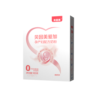 贝因美 爱加孕产妇配方奶粉189克 不可修改地址