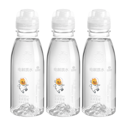 光合星球 儿童电解质水运动补水天然电解质补充饮料纯净配方 288ml*3瓶