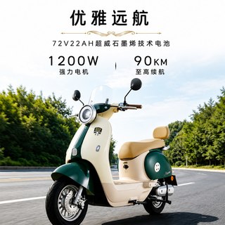 五星钻豹 G12 72V22AH石墨烯电池 电动摩托车