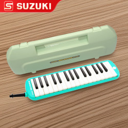 SUZUKI MX-37D口风琴37键32键小学生专用乐器32键硬塑盒 （配置一）1套原装吹管+键盘贴