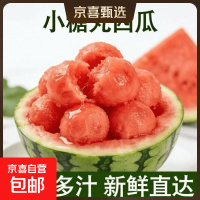 小糖丸西瓜正宗2k 薄皮小西瓜新鲜水果现摘现发包邮 净果4-5斤（1-2粒）