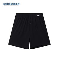 SCHIESSER/舒雅 纯棉透气 男士家居短裤 黑色 L