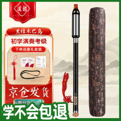 道韵 巴乌 F调 黑檀木竖吹笛子（包装清单1）