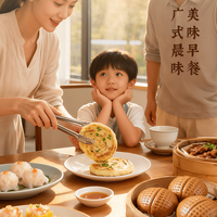 莲香楼 广式早茶虾饺葱油饼核桃包芒果包早餐懒人速冻半成品年货送礼 葱油饼280g