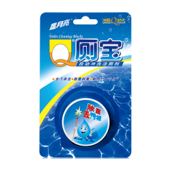 蓝月亮 洁厕宝 蓝泡泡 马桶消除异味 去味洁厕块 Q厕宝 50g*1块