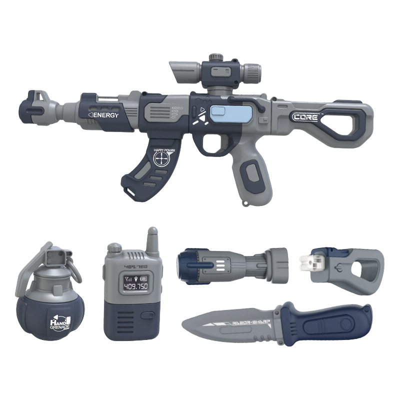 恩贝家族 M416突击步枪 磁力拼装 声光 儿童玩具枪