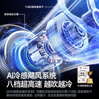 派劳迪 2026新款电风扇静音家用空气循环扇落地扇卧室智能语音台式大风力