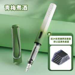 英雄 牌钢笔359明尖EF0.38官方旗舰店墨水笔老师推荐初学者男女生可替换3.4墨囊小学生用三年级硬笔练字高档