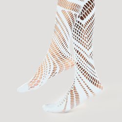 Wolford 沃尔福特 女士镂空网状及膝小腿袜 31592