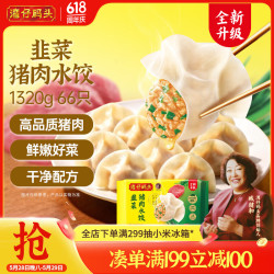 湾仔码头 韭菜猪肉水饺 1.32kg