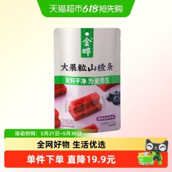 金晔 大果粒山楂条 蓝莓味 158g