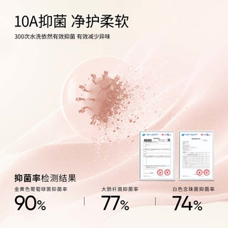 洁丽雅 10A抗菌加厚吸水纯棉浴巾 棉苞粉