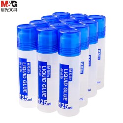 晨光 胶水液体透明胶学生手工DIY强力胶办公用速干胶儿童手工制作材料弯头胶水高粘度财务会计粘贴文具用品