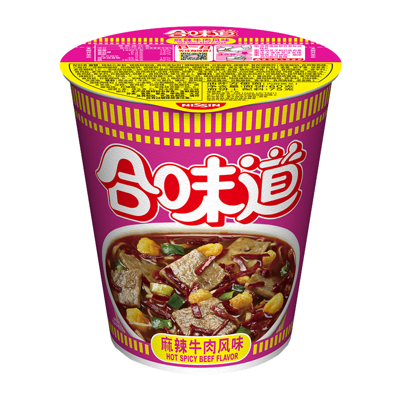 日清 合味道 麻辣牛肉味 杯面