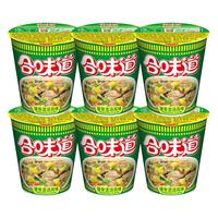 NISSIN/日清食品 方便面 猪骨浓汤风味*6杯