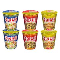NISSIN/日清食品 海鲜 方便面 【鲜汤】海鲜+五香+虾仁 混搭6杯