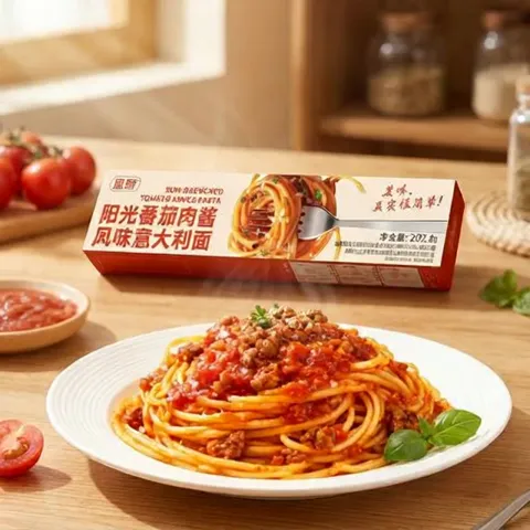 零失败番茄肉酱意面｜打工人的幸福感晚餐：好世多 番茄肉酱意大利面203g（支持免费试吃）*6盒