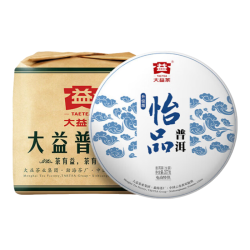 大益 茶叶 10年陈普洱茶 怡品生茶 1601批次 整提装357g*7饼
