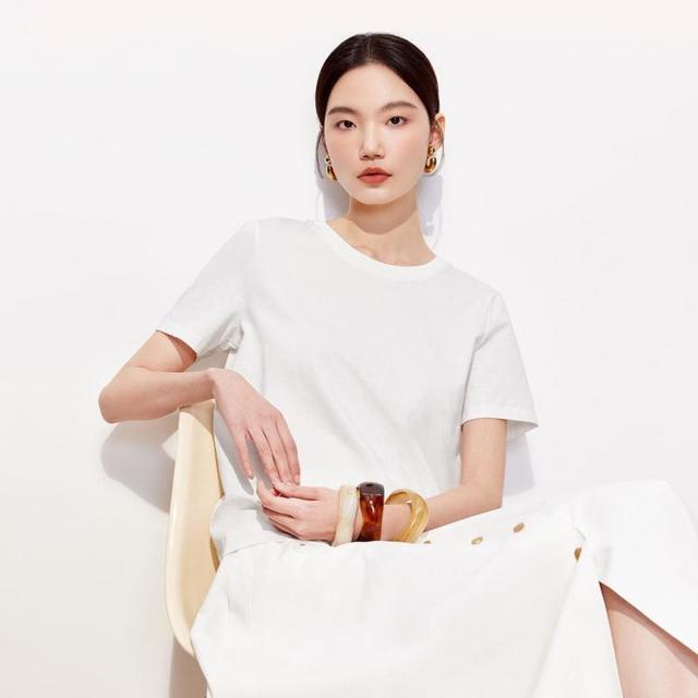 VERO MODA 垂坠剪裁 女士T恤 26春夏
