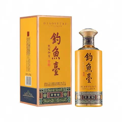 淘金币370.59、今日必买：钓鱼台 第三代 贵宾酒 酱香型白酒 53度 500ml*1瓶